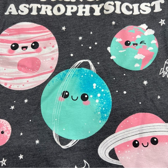 Smart Toddler Tshirt 2T I want to be an astrophysicist - Picture 4 of 6